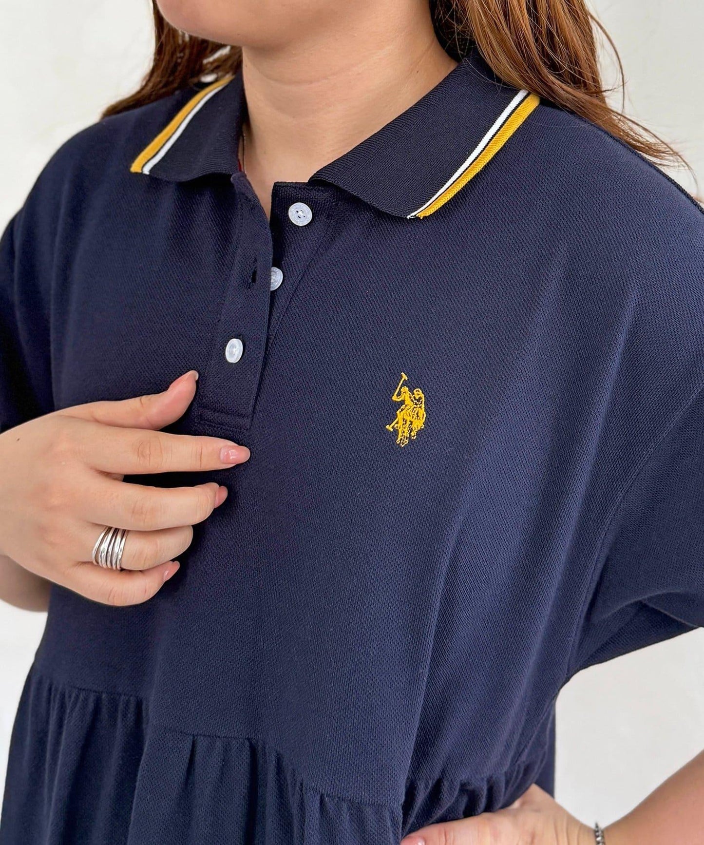 U.S. POLO ASSN. 珠地POLO連衣裙