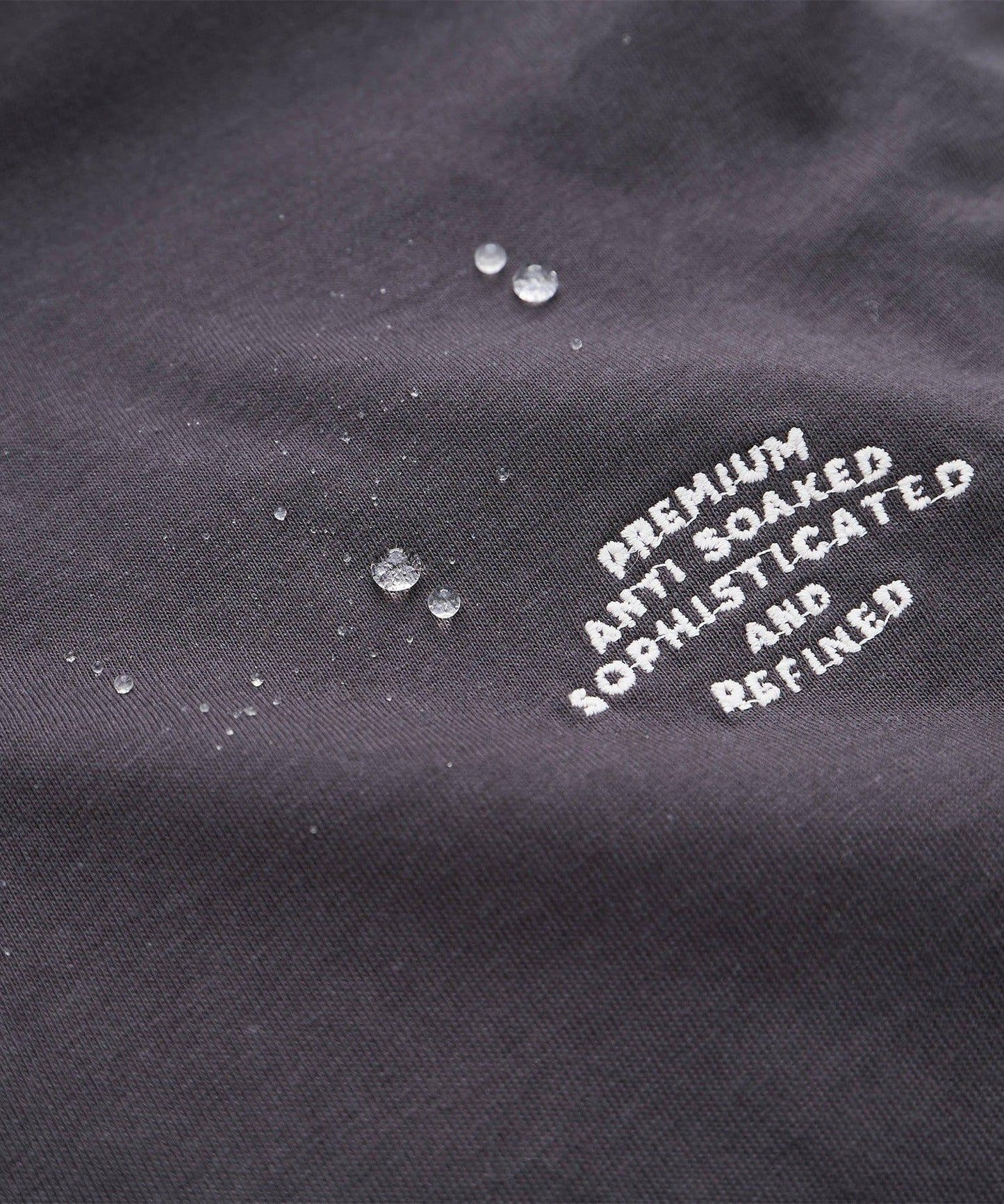 防汗漬處理 法式袖 單點logo刺繡 T恤