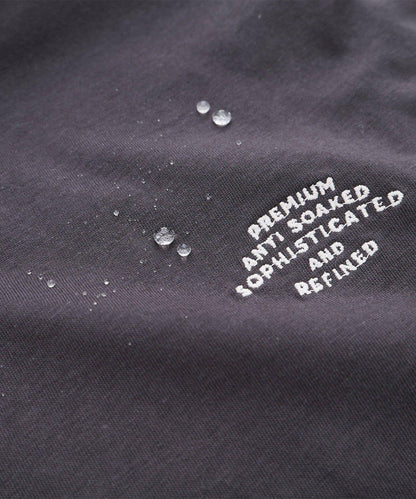 防汗漬處理 法式袖 單點logo刺繡 T恤