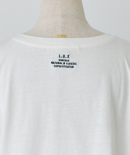 防汗漬處理 法式袖 單點logo刺繡 T恤