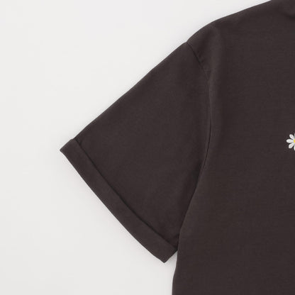 7days GOODPRICE logo花朵刺繡T恤