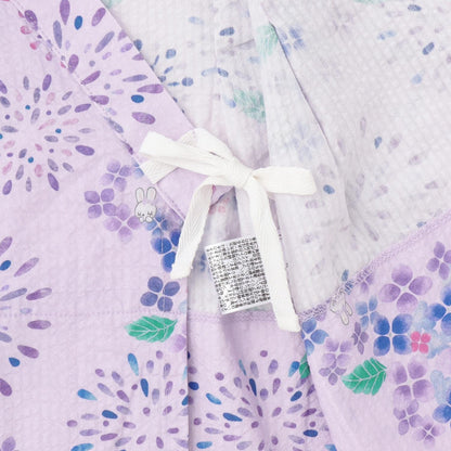 花火繡球花圖案 浴衣 附腰帶