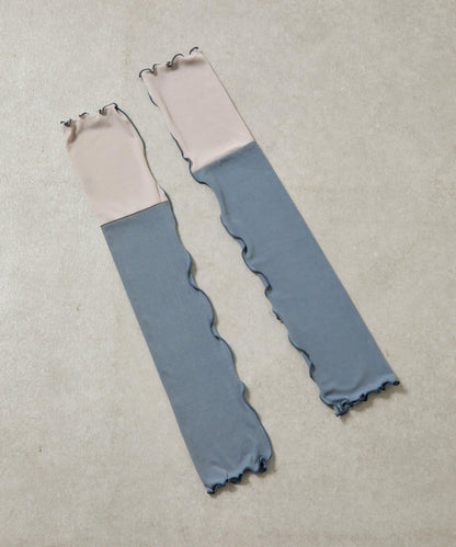 UV涼感拼色羅紋袖套 60cm