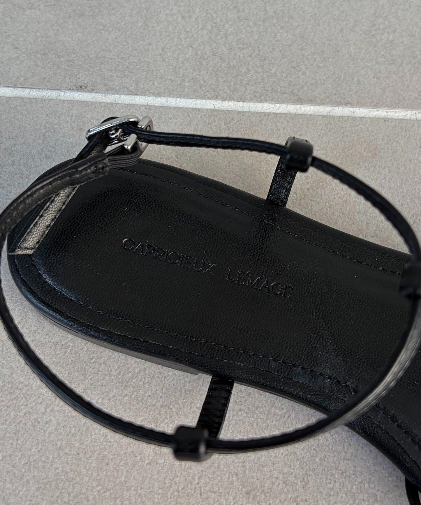 CAPRICIEUX LE'MAGE T字帶骨骼涼鞋
