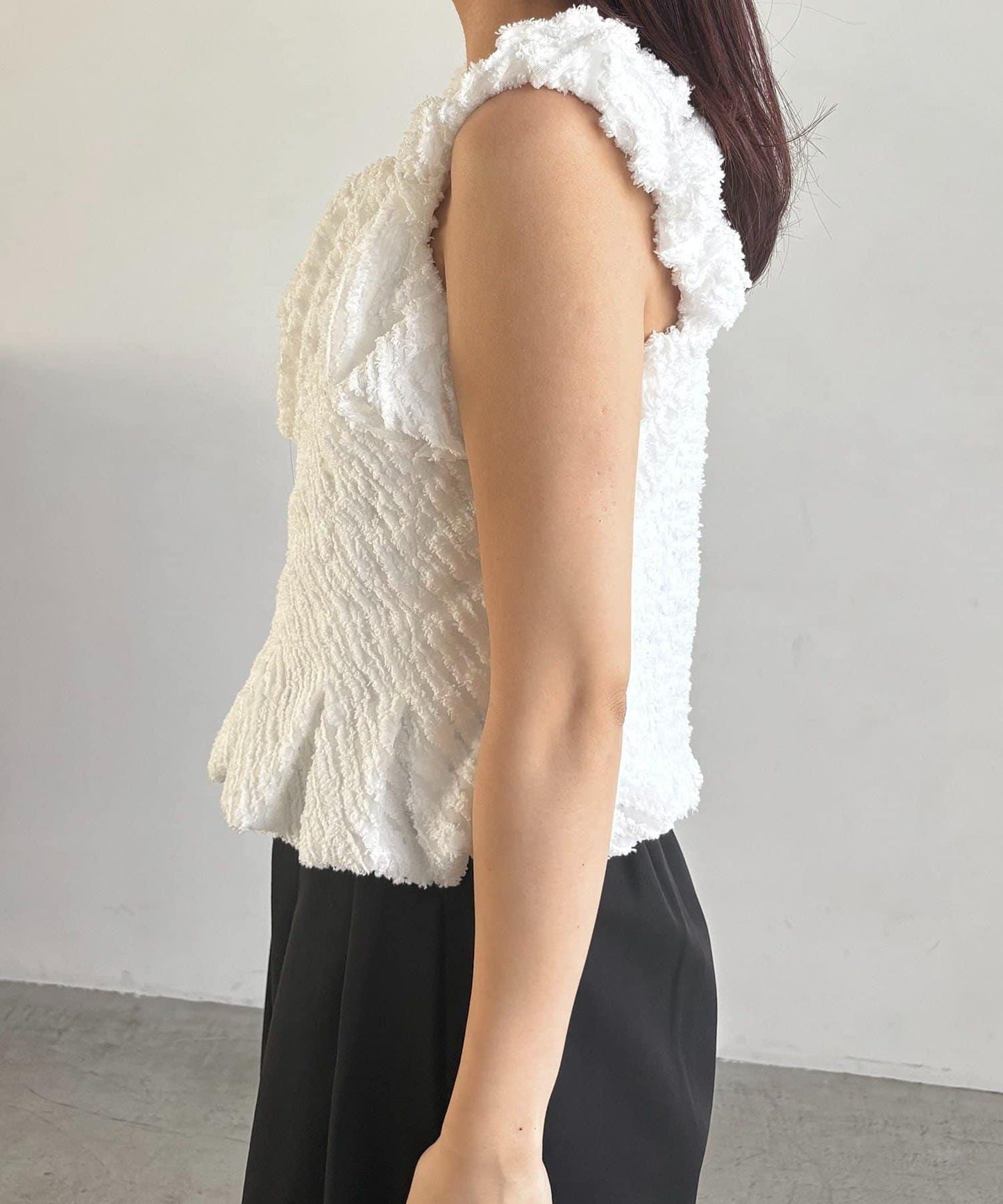 CAPRICIEUX LE'MAGE 提花氣球背心