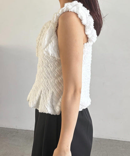 CAPRICIEUX LE'MAGE 提花氣球背心