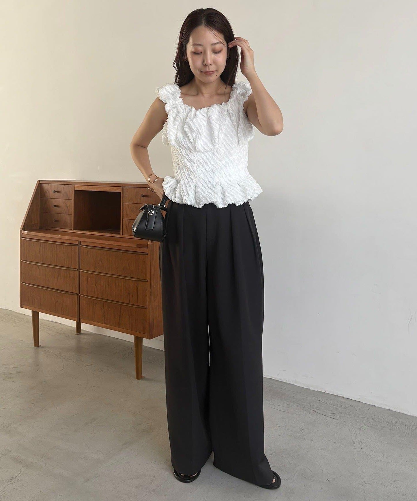 CAPRICIEUX LE'MAGE 提花氣球背心