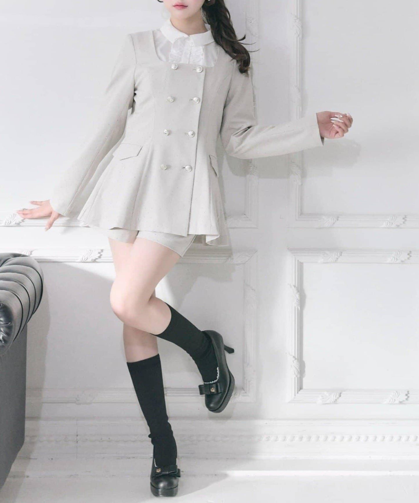 Belle Charme 蝴蝶結設計 襪套靴