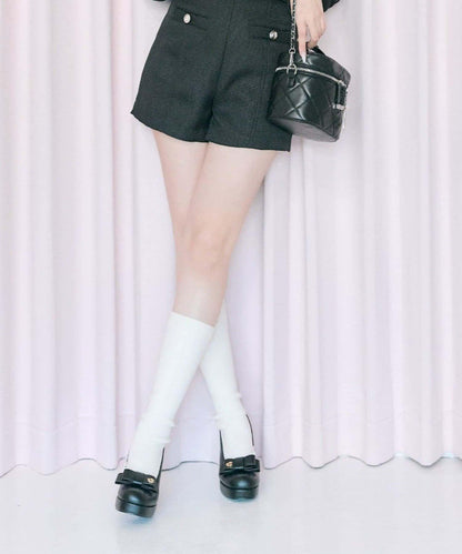 Belle Charme 蝴蝶結設計 襪套靴
