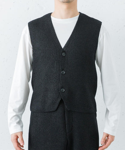 PUR《LAM》 WASHI M-G AZE VEST 背心