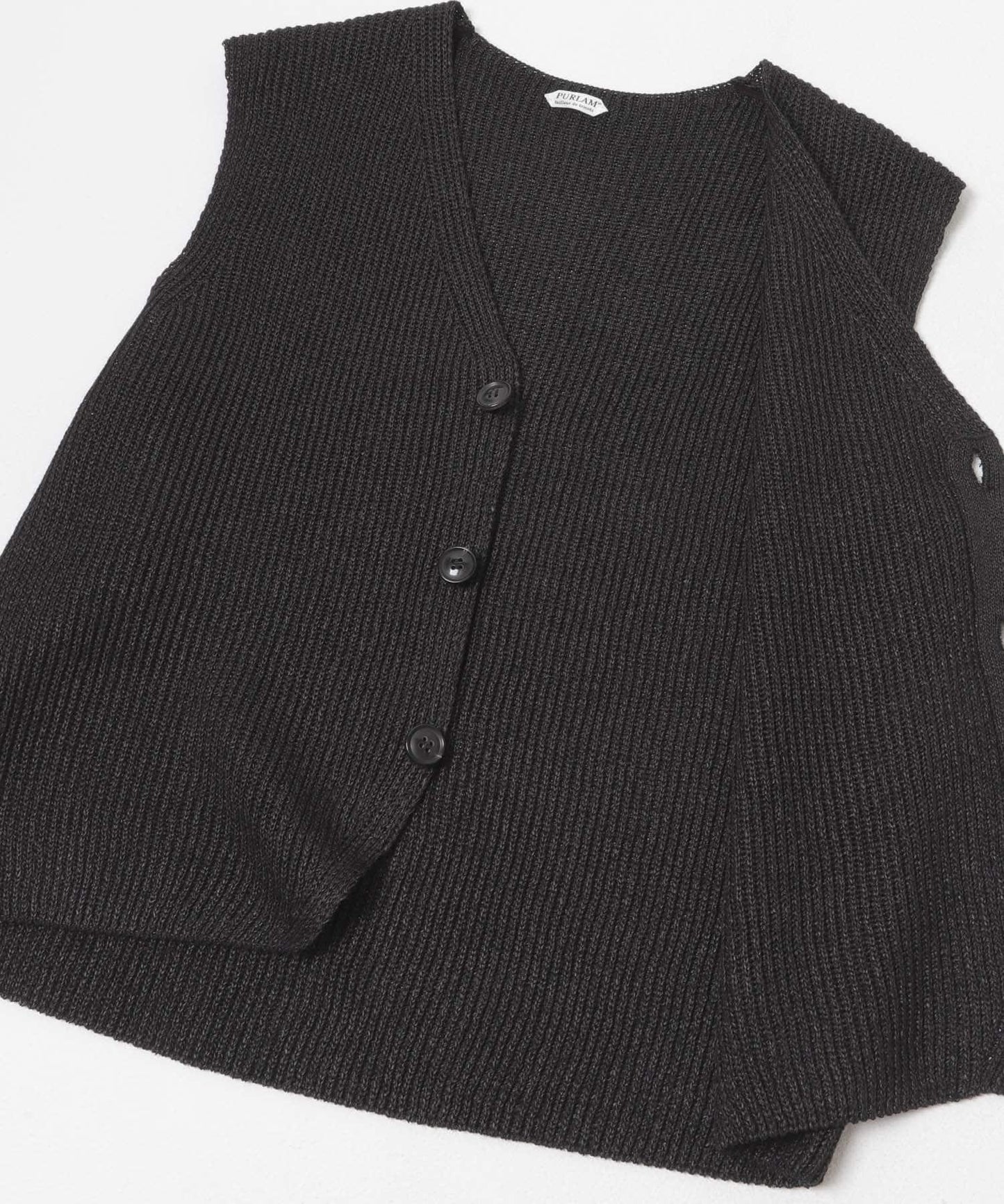 PUR《LAM》 WASHI M-G AZE VEST 背心