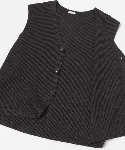 PUR《LAM》 WASHI M-G AZE VEST 背心