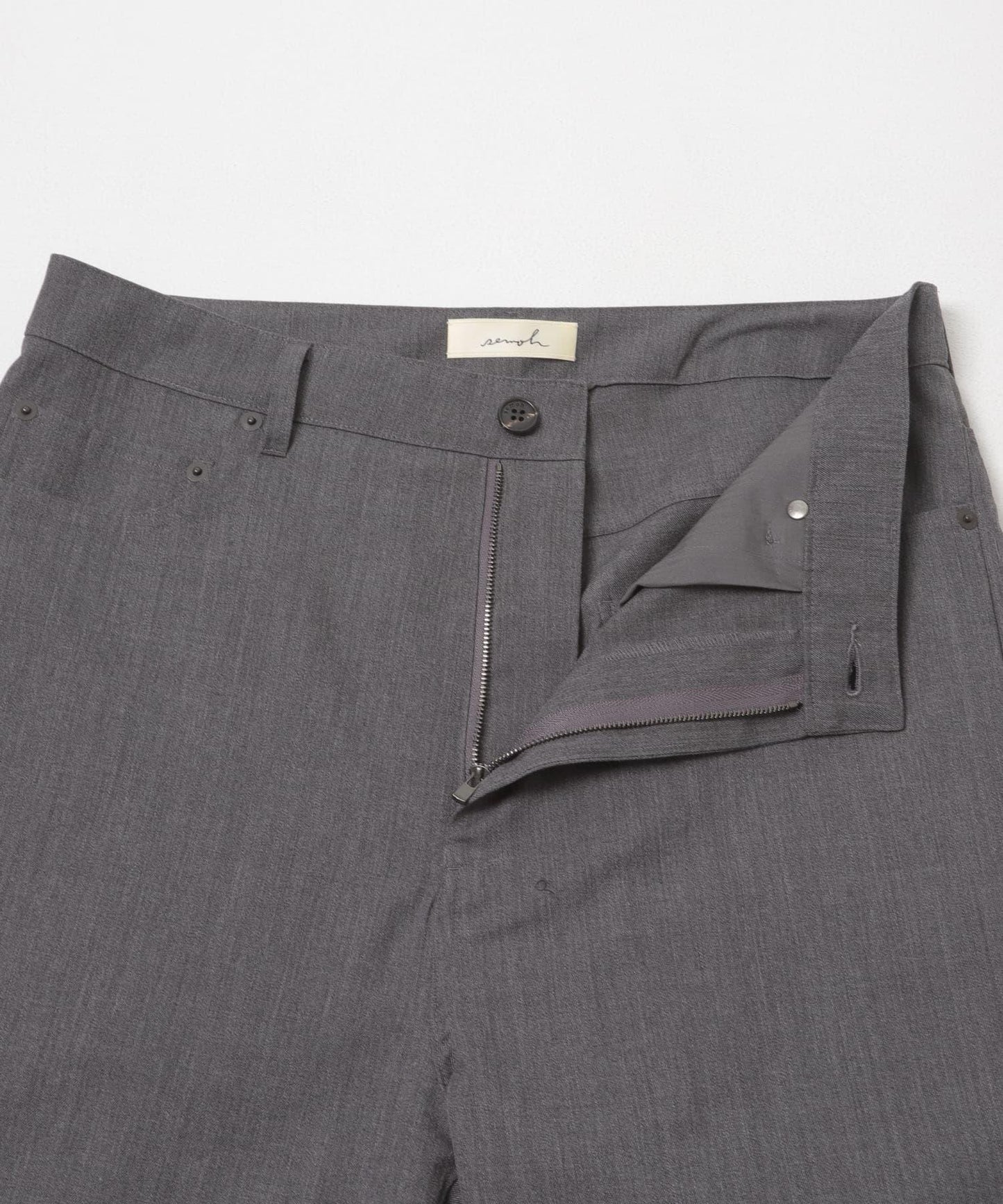 semoh WOOL FIVE POCKET PANTS