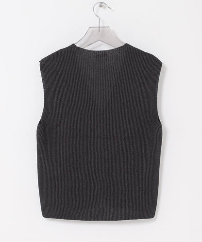 PUR《LAM》 WASHI M-G AZE VEST 背心