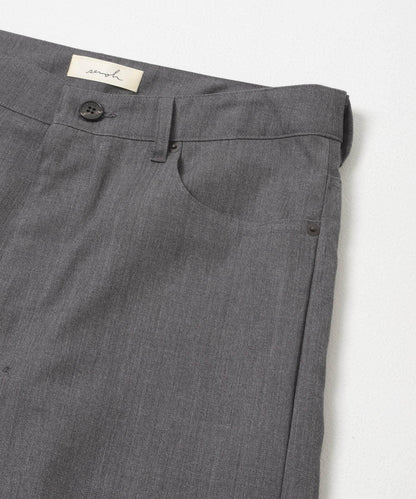 semoh WOOL FIVE POCKET PANTS