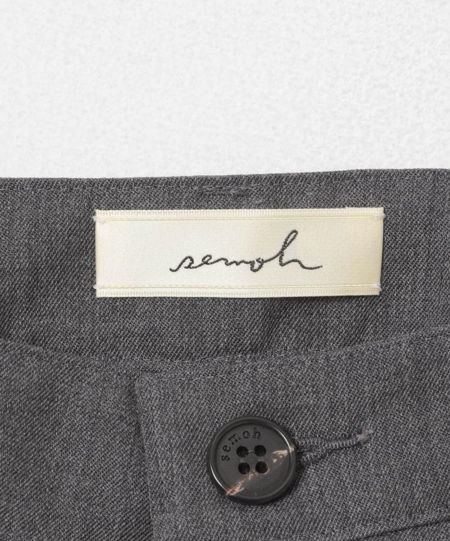 semoh WOOL FIVE POCKET PANTS