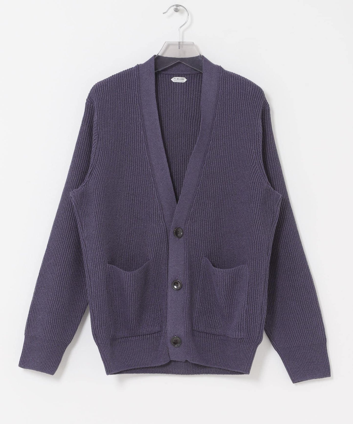 PUR《LAM》 WASHI M-G AZE CARDIGAN 針織開衫