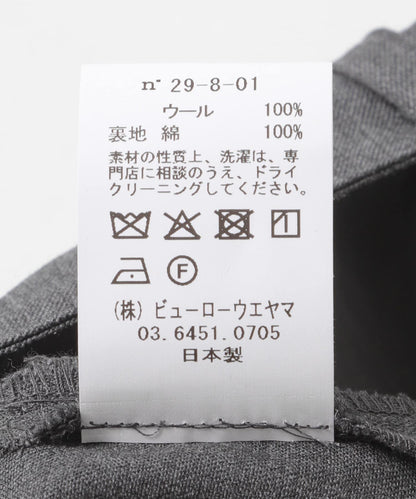 semoh WOOL FIVE POCKET PANTS