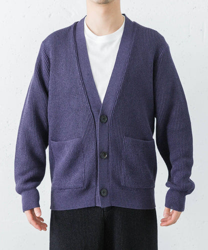 PUR《LAM》 WASHI M-G AZE CARDIGAN 針織開衫
