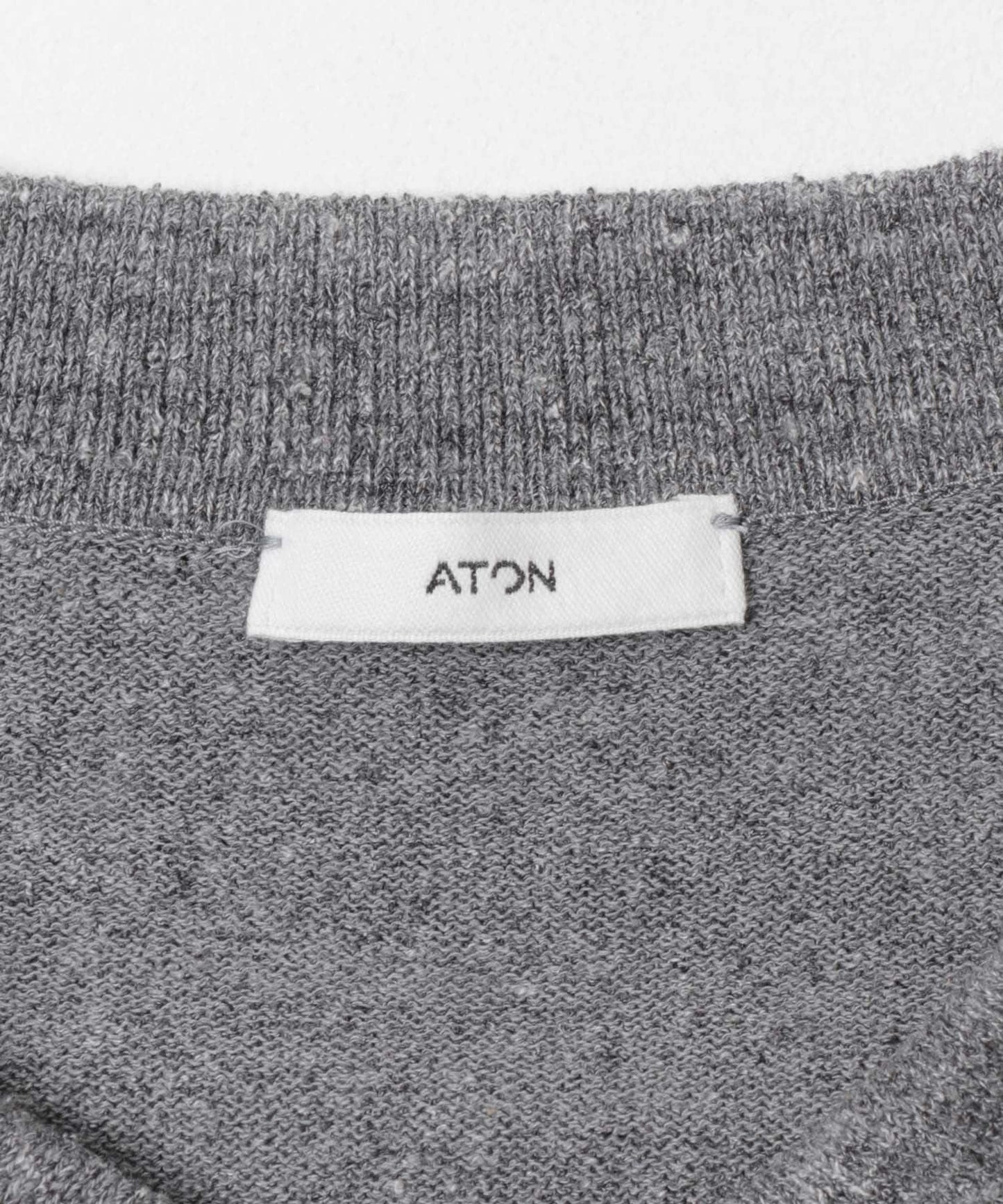 ATON C/W BOUCLE POLO CARDIGAN 針織開衫