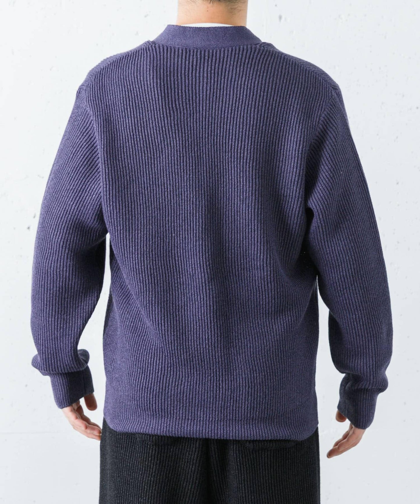 PUR《LAM》 WASHI M-G AZE CARDIGAN 針織開衫