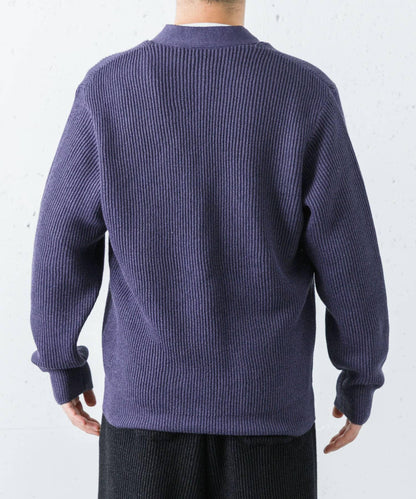 PUR《LAM》 WASHI M-G AZE CARDIGAN 針織開衫