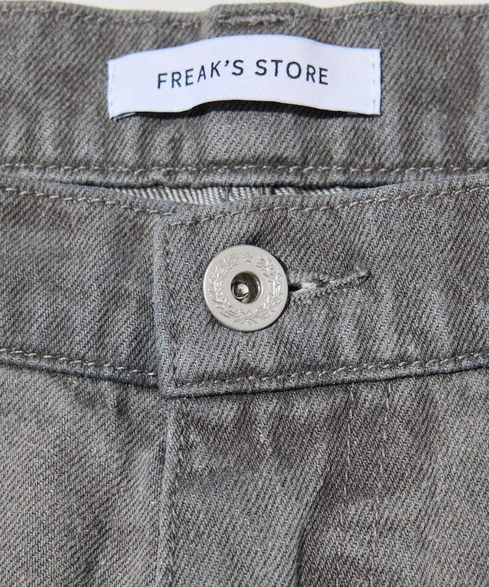 BELTED WIDE DENIM 腰帶設計闊腿牛仔褲