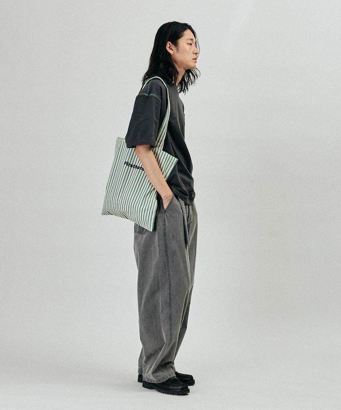 BELTED WIDE DENIM 腰帶設計闊腿牛仔褲