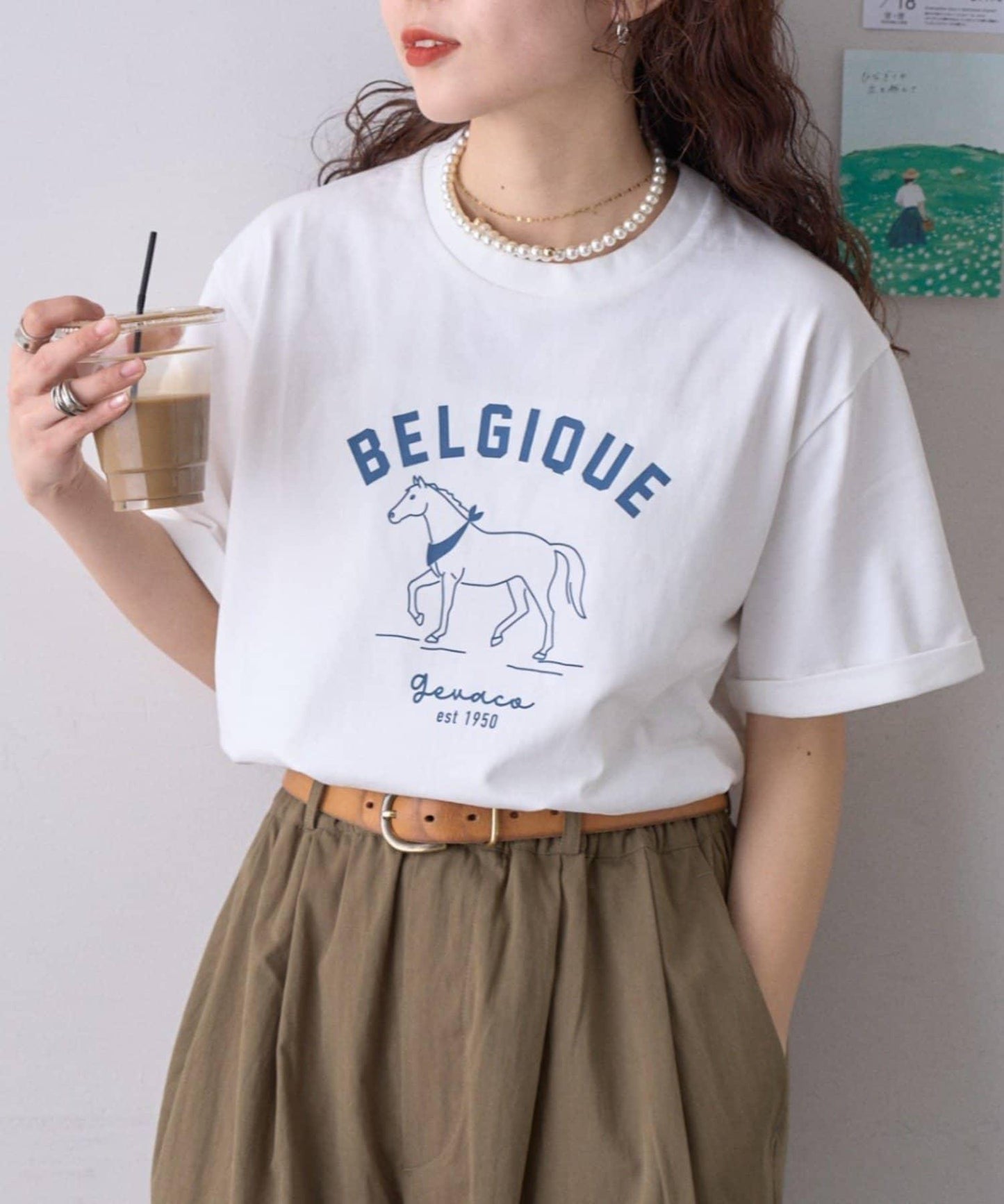 GEVACO 馬匹印花 TEE T恤