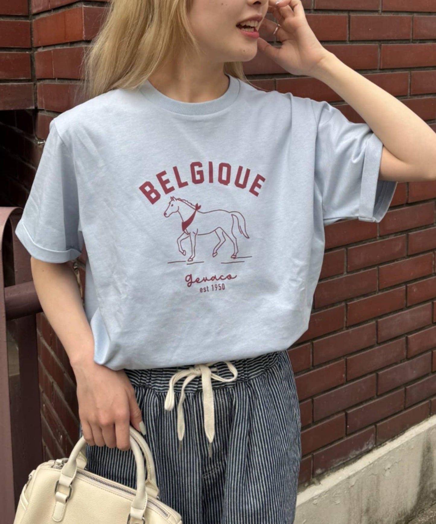 GEVACO 馬匹印花 TEE T恤