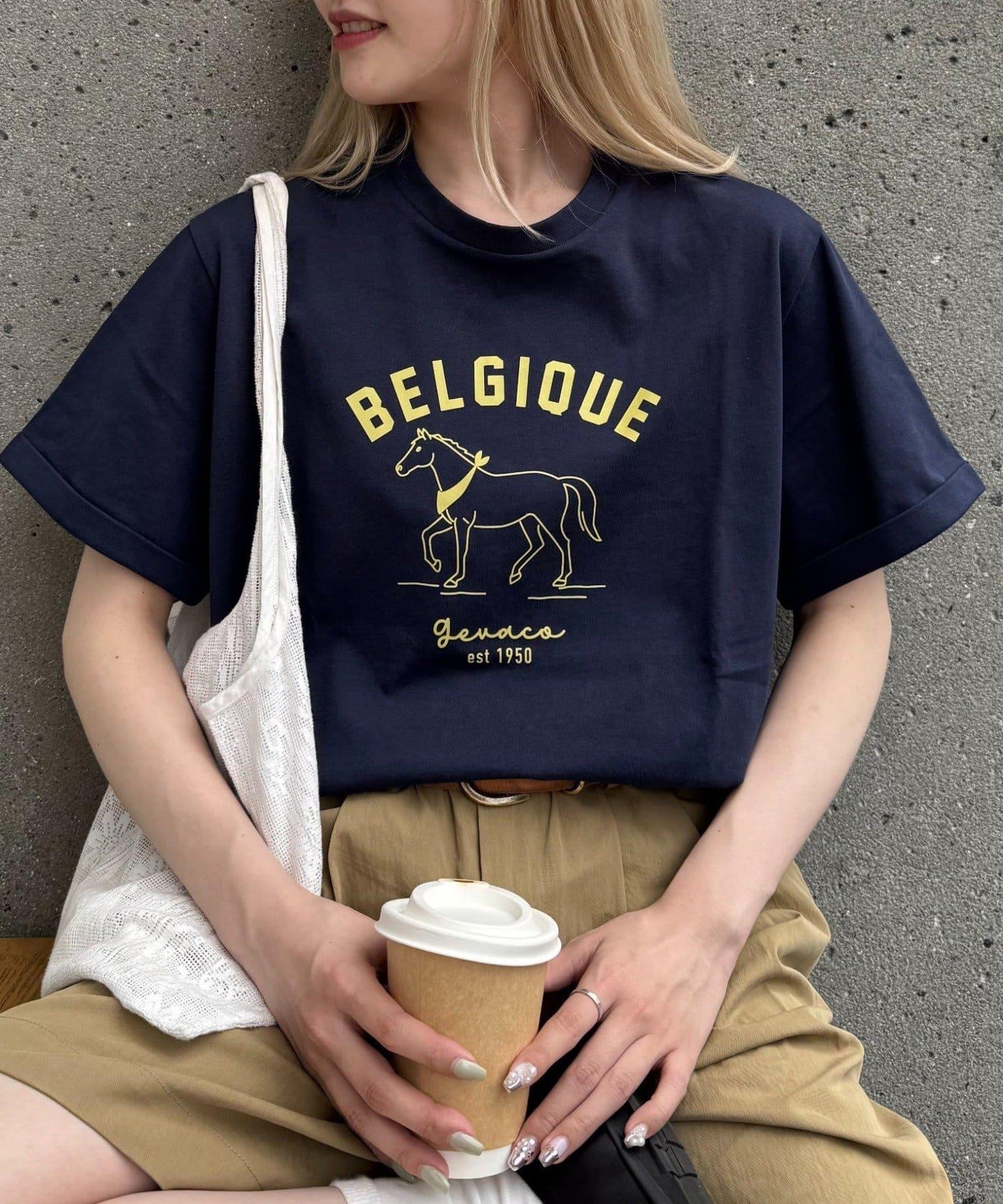 GEVACO 馬匹印花 TEE T恤
