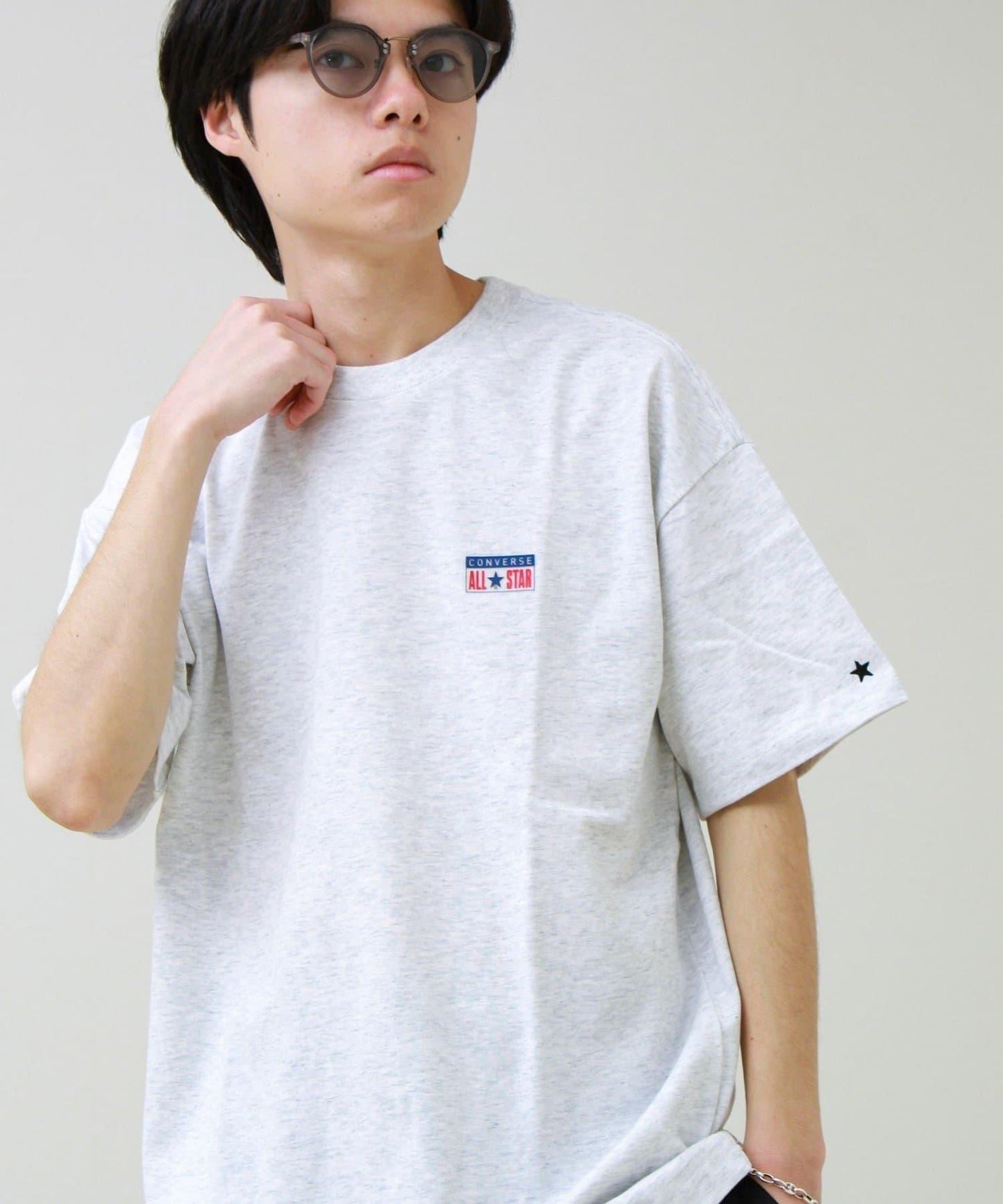 CONVERSE 板牌Logo印花 短袖T恤