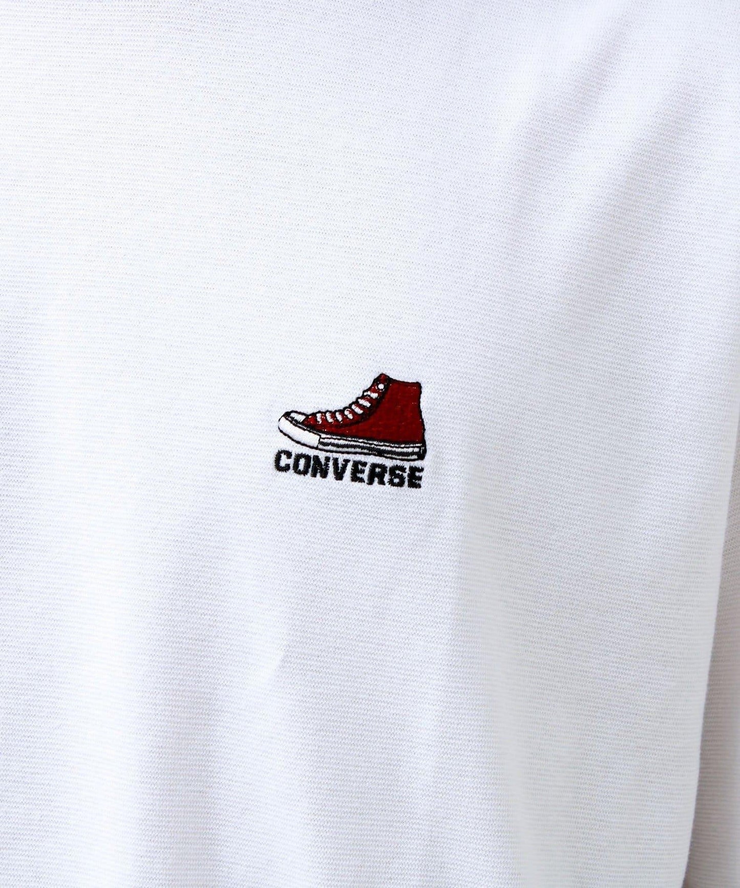 CONVERSE 單點鞋子刺繡 T恤