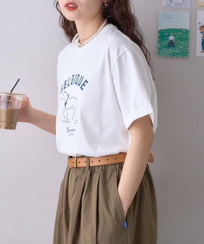 GEVACO 馬匹印花 TEE T恤