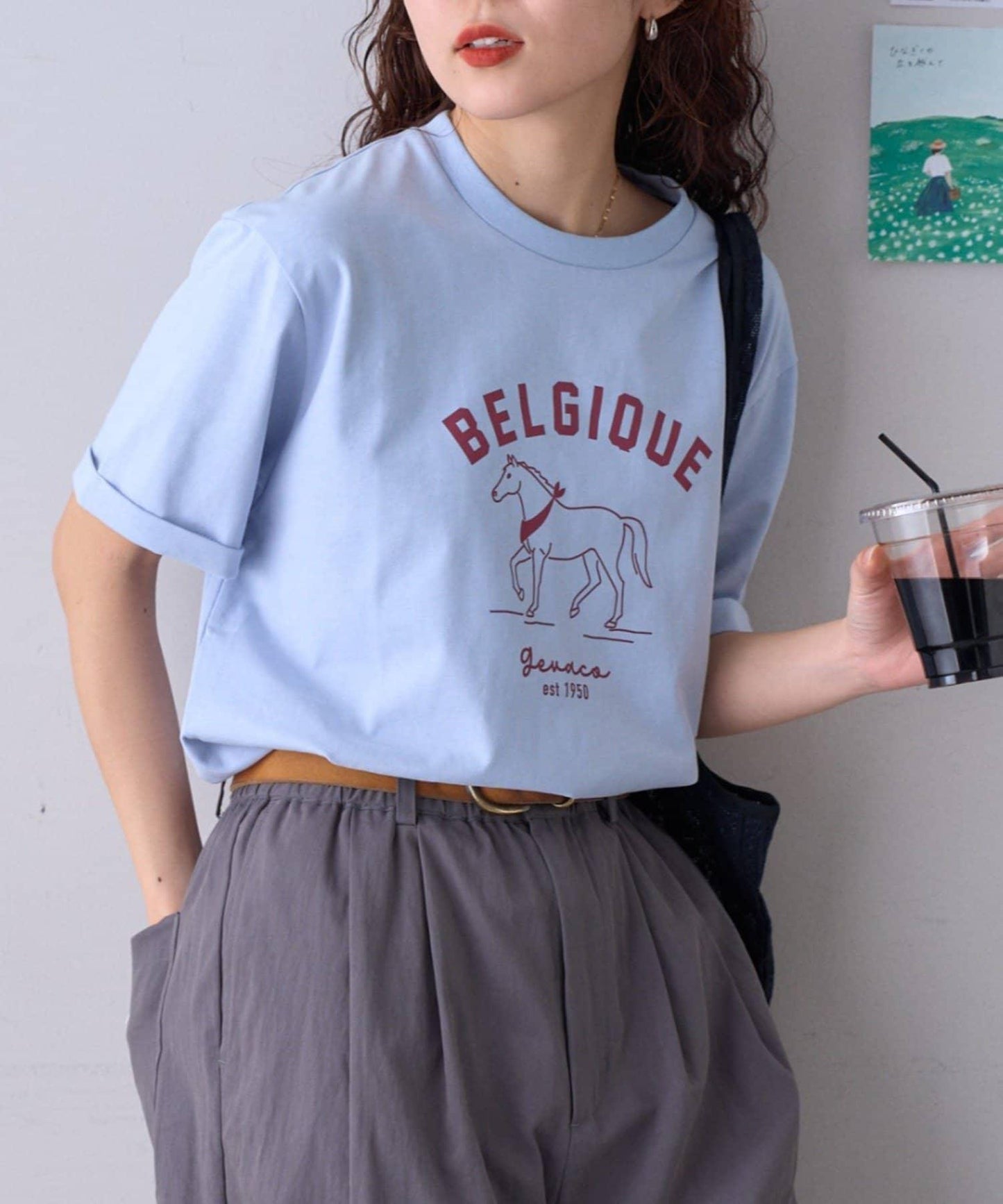 GEVACO 馬匹印花 TEE T恤