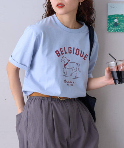 GEVACO 馬匹印花 TEE T恤