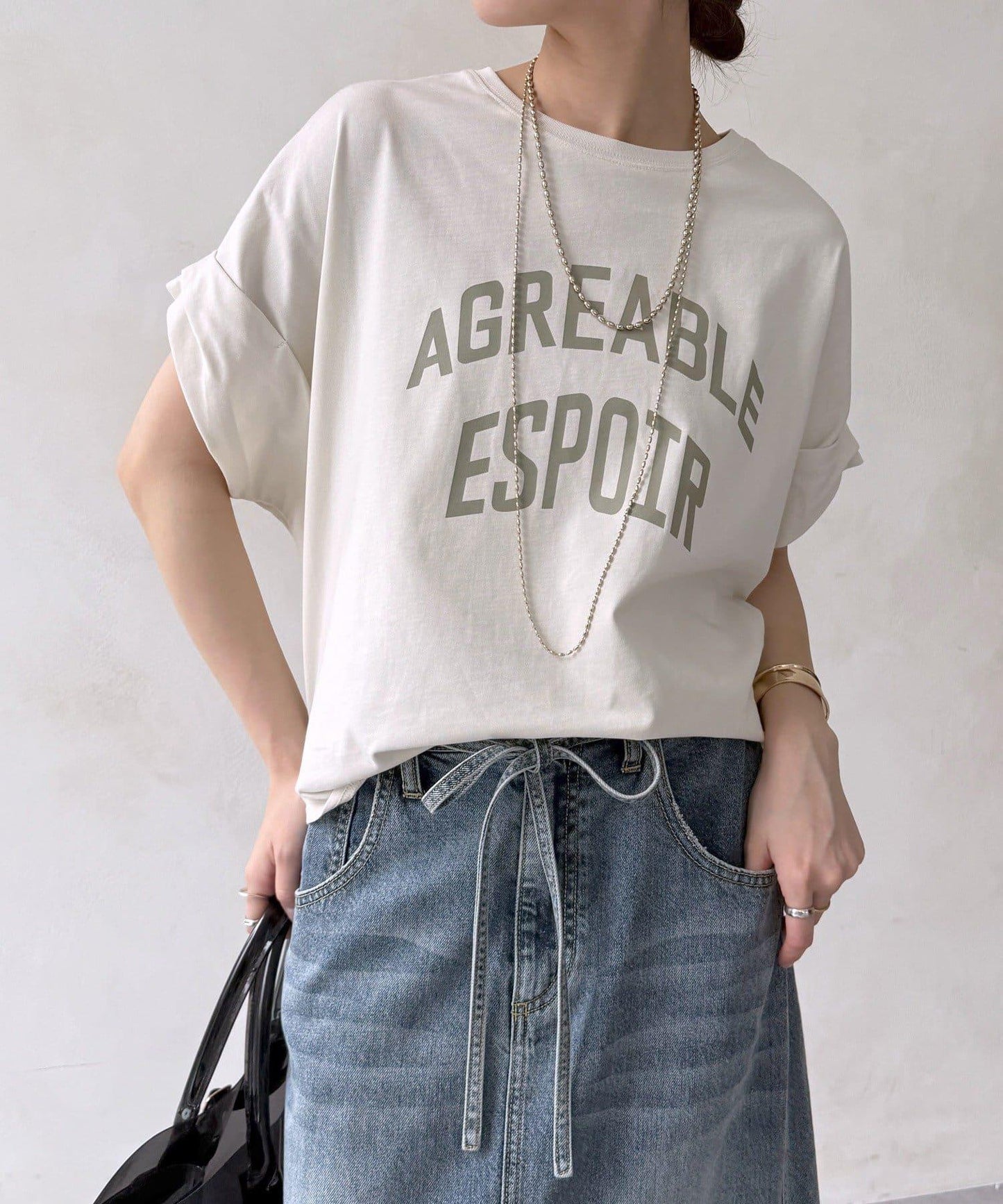 AGREABLE logo TEE 短袖T恤