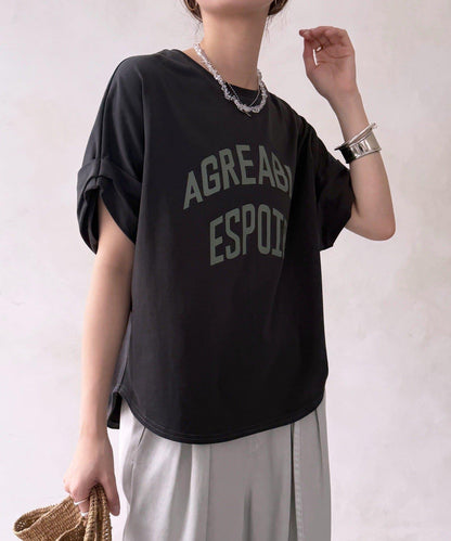AGREABLE logo TEE 短袖T恤