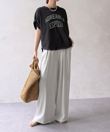 AGREABLE logo TEE 短袖T恤