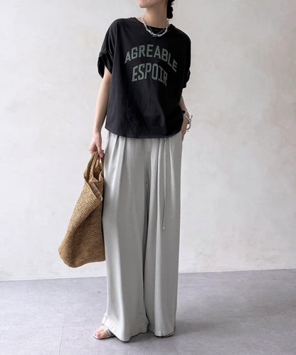 AGREABLE logo TEE 短袖T恤