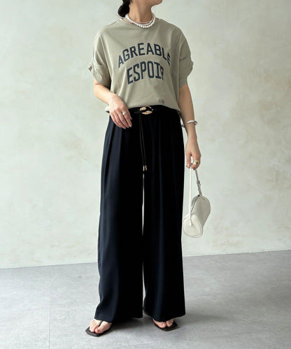 AGREABLE logo TEE 短袖T恤