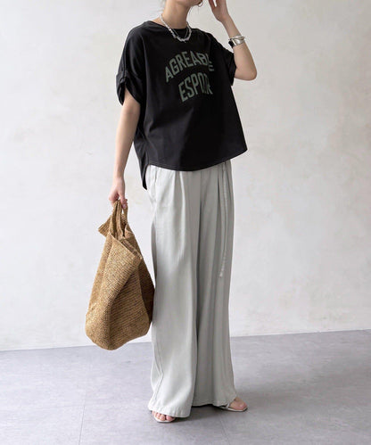 AGREABLE logo TEE 短袖T恤