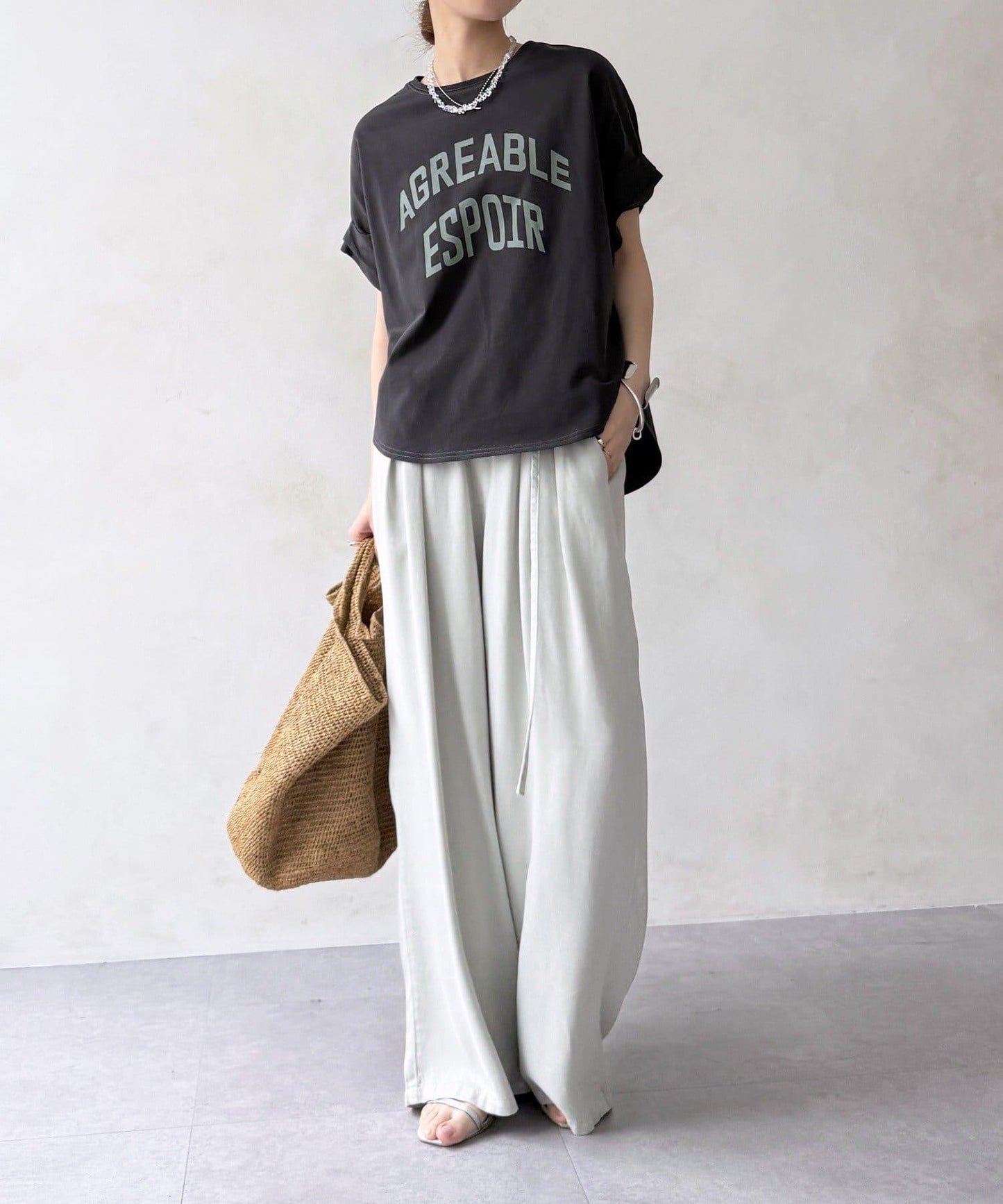 AGREABLE logo TEE 短袖T恤