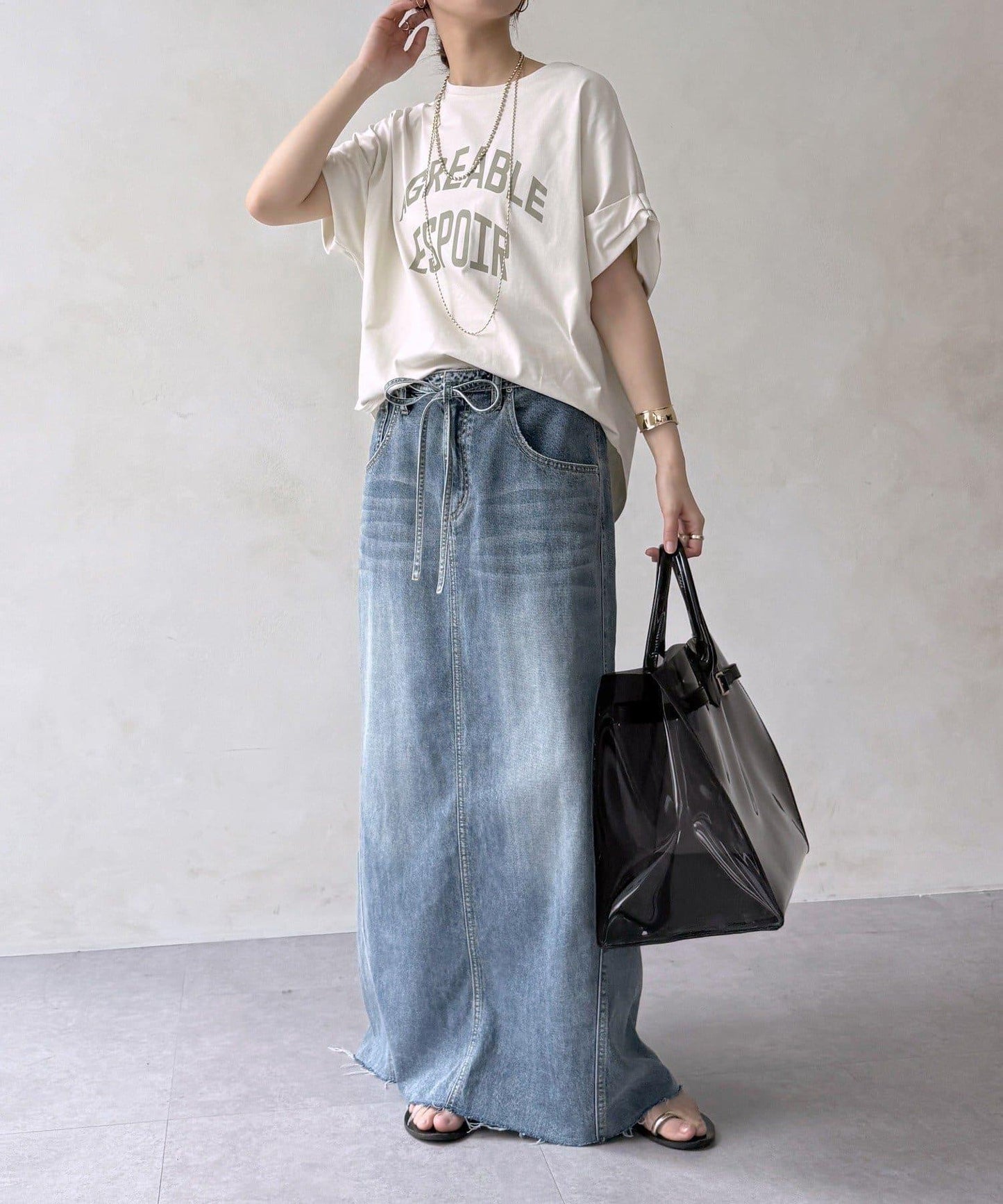 AGREABLE logo TEE 短袖T恤