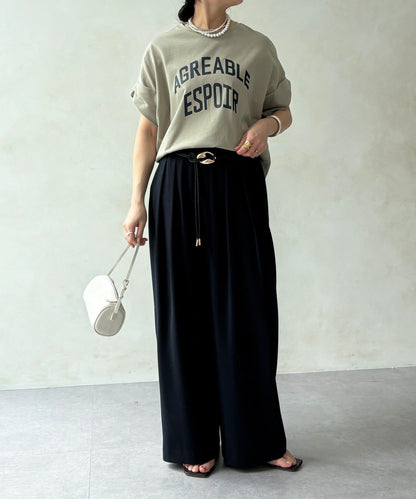 AGREABLE logo TEE 短袖T恤