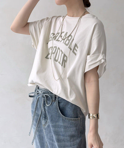 AGREABLE logo TEE 短袖T恤