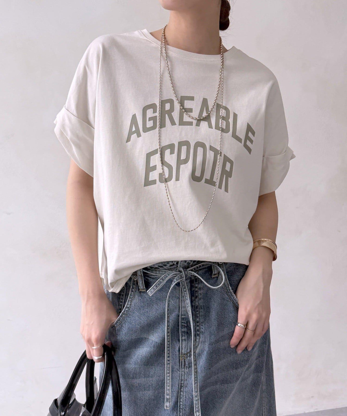 AGREABLE logo TEE 短袖T恤