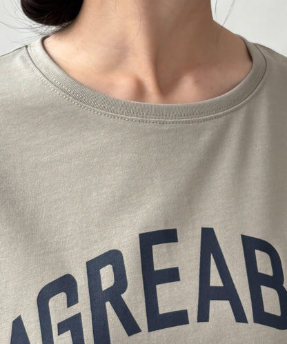 AGREABLE logo TEE 短袖T恤