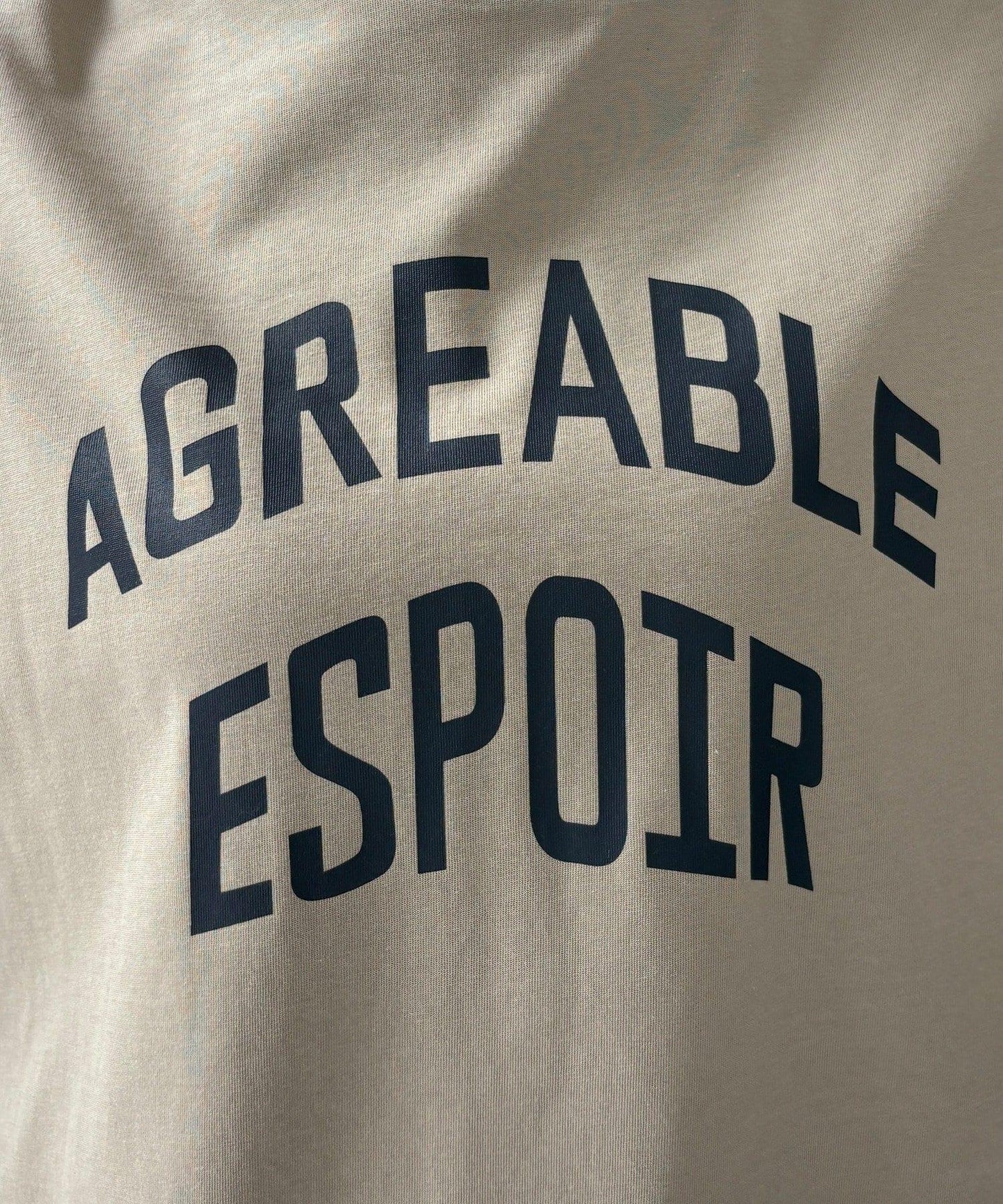 AGREABLE logo TEE 短袖T恤
