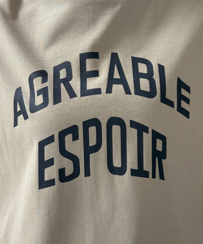 AGREABLE logo TEE 短袖T恤